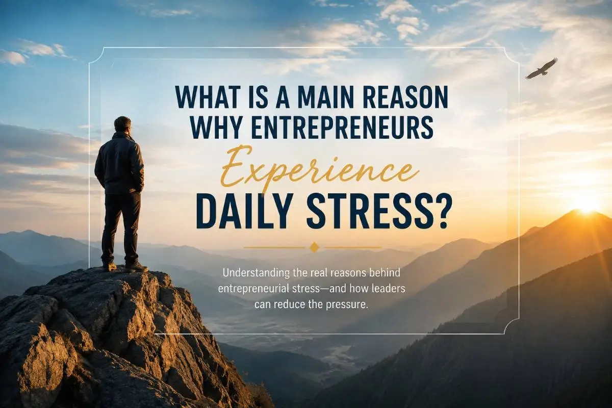 what is a main reason why entrepreneurs experience daily stress