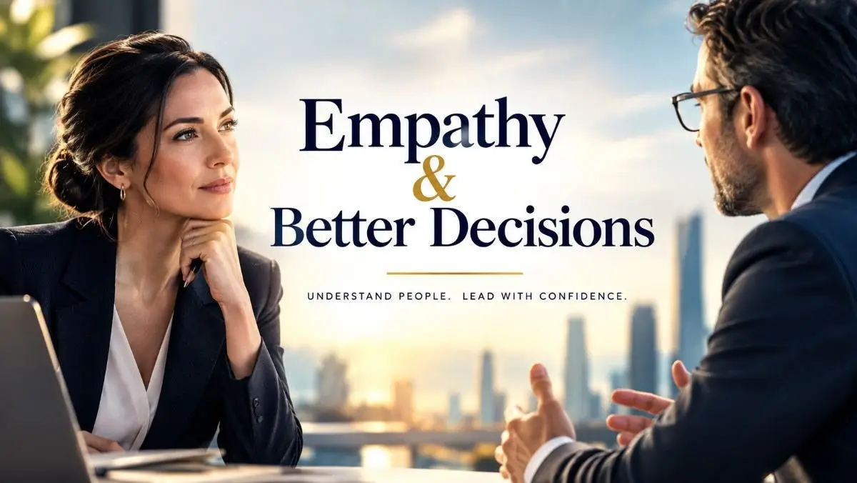 Cognitive empathy vs emotional empathy for better business decisions and executive leadership.