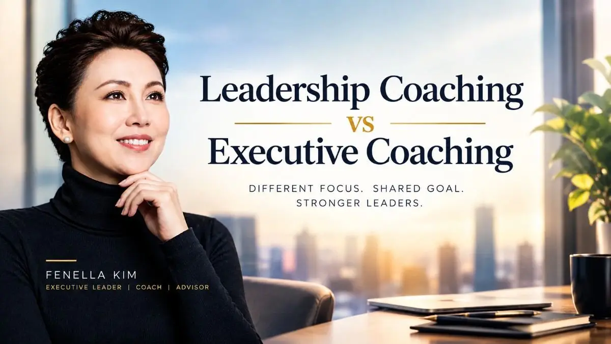 Leadership Coaching vs Executive Coaching comparison for business leaders