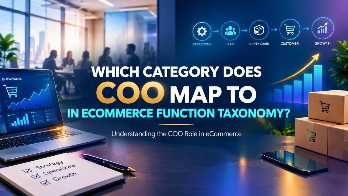 which category does COO map to in ecommerce function taxonomy